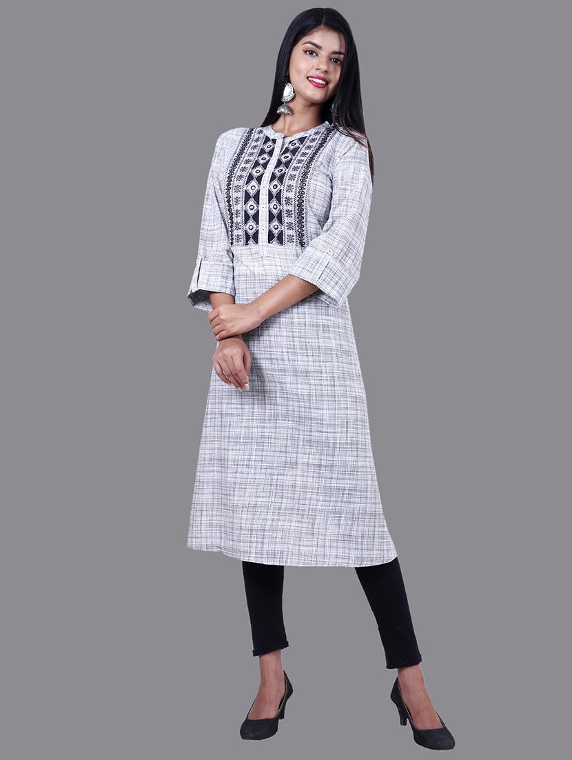 women's straight kurta - 19944809 - Standard Image - 1