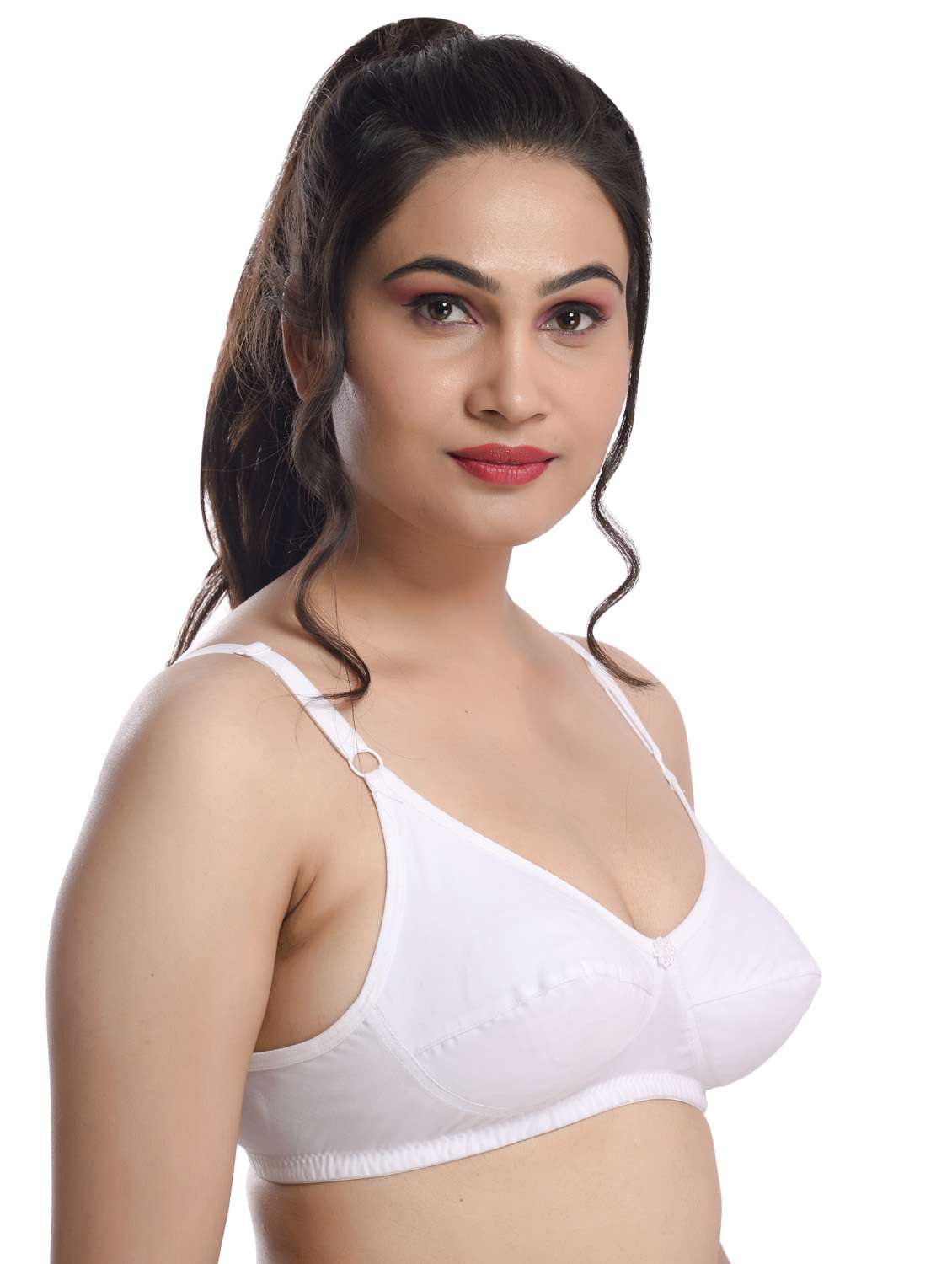 white full coverage regular bra - 19944921 -  Standard Image - 1