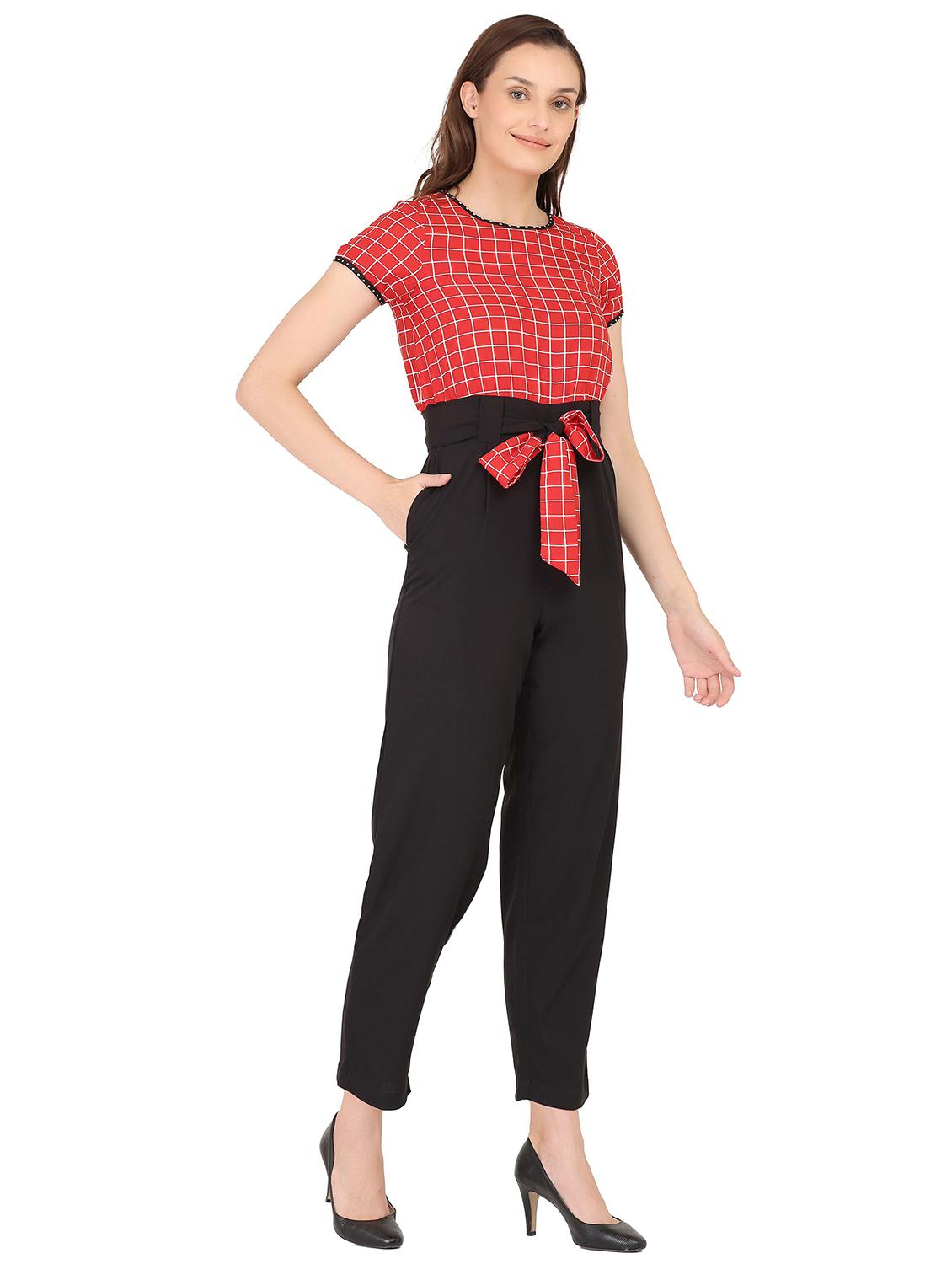 women printed full leg jumpsuit - 19945220 - Standard Image - 1