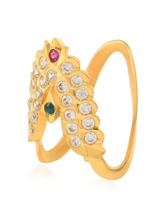 gold plated finger ring - 19945315 - Zoom Image - 0
