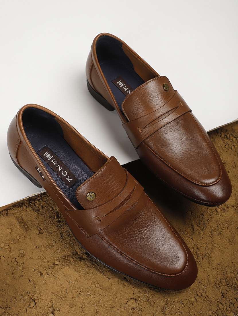 brown slip on loafer - 19945425 -  Standard Image - 1