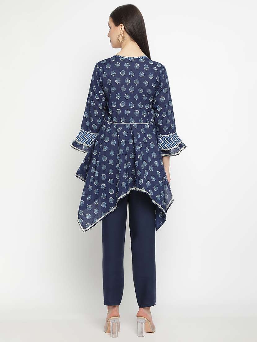 printed asymmetric ethnic top - 19945740 -  Standard Image - 1