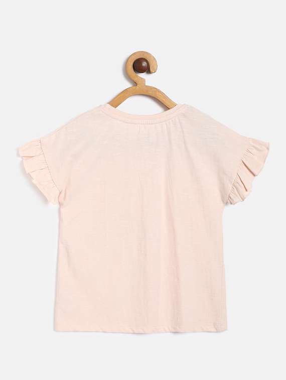 girls crew neck top - 19945746 - Standard Image - 1
