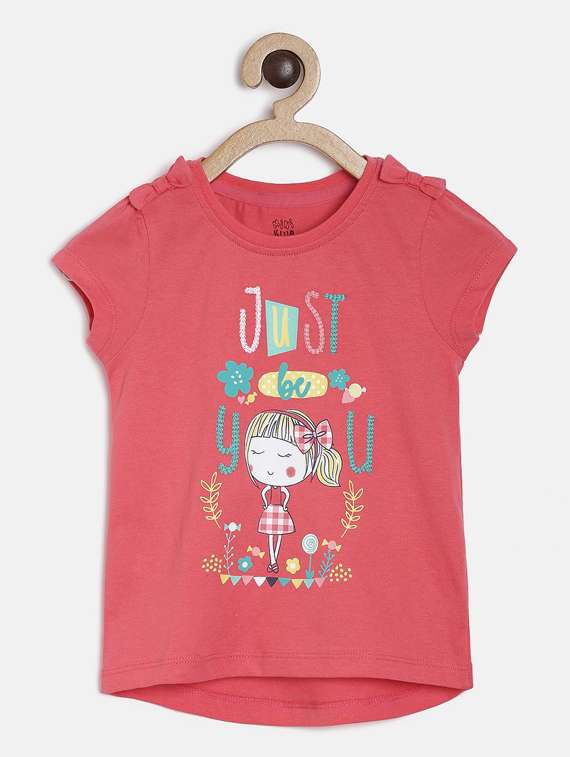 girls round neck top