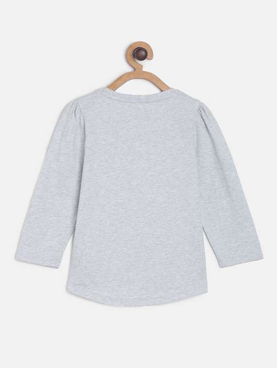 girls crew neck top - 19946135 - Standard Image - 1