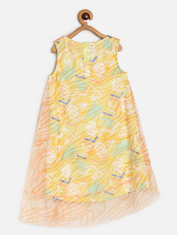 girls round neck sleeveless frock - 19946433 -  Standard Image - 1