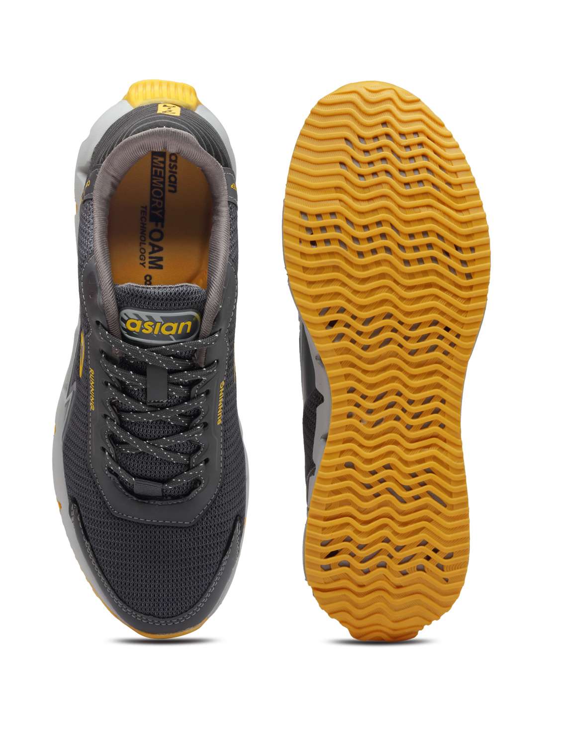 grey lace up sport shoe - 19946813 -  Standard Image - 4