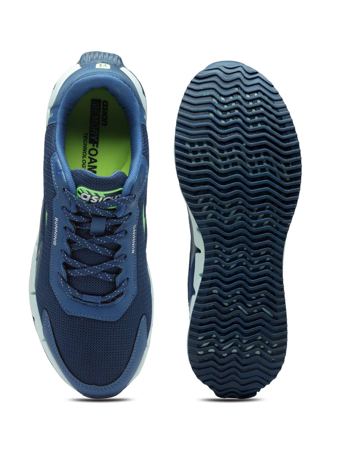 blue lace up sport shoe - 19946814 -  Standard Image - 4