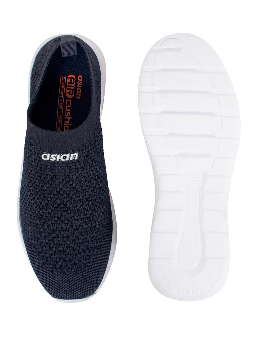navy solid slipon - 19946848 - Standard Image - 4