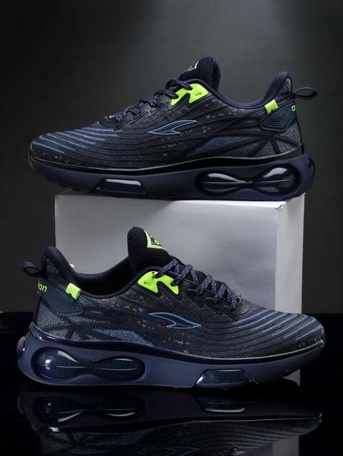 navy lace up sport shoe - 19946849 - Standard Image - 0