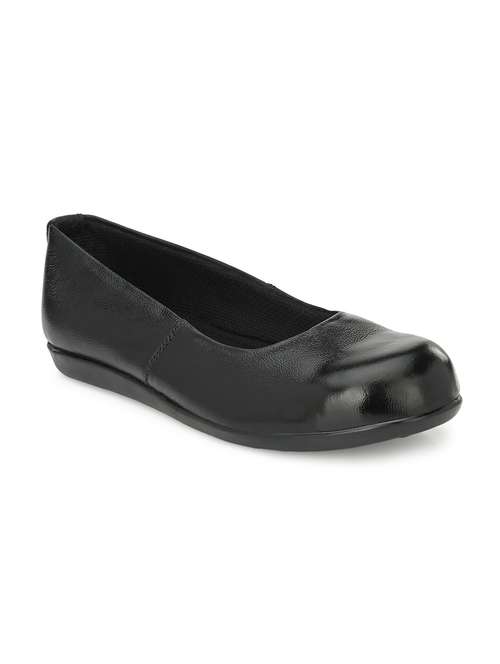 black leather slip on formal shoes - 19947001 -  Standard Image - 0