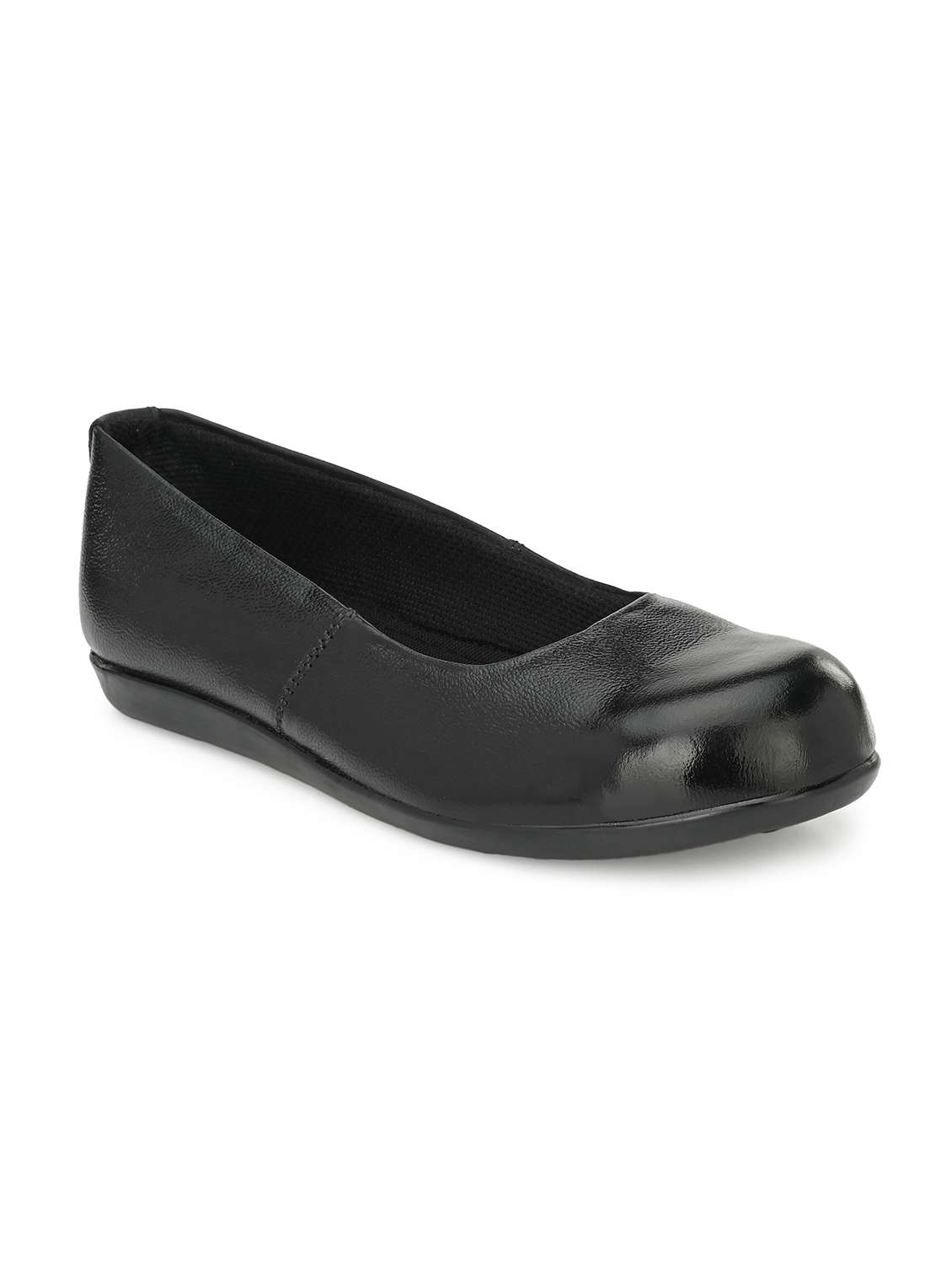 black leather slip on formal shoes - 19947001 -  Zoom Image - 0