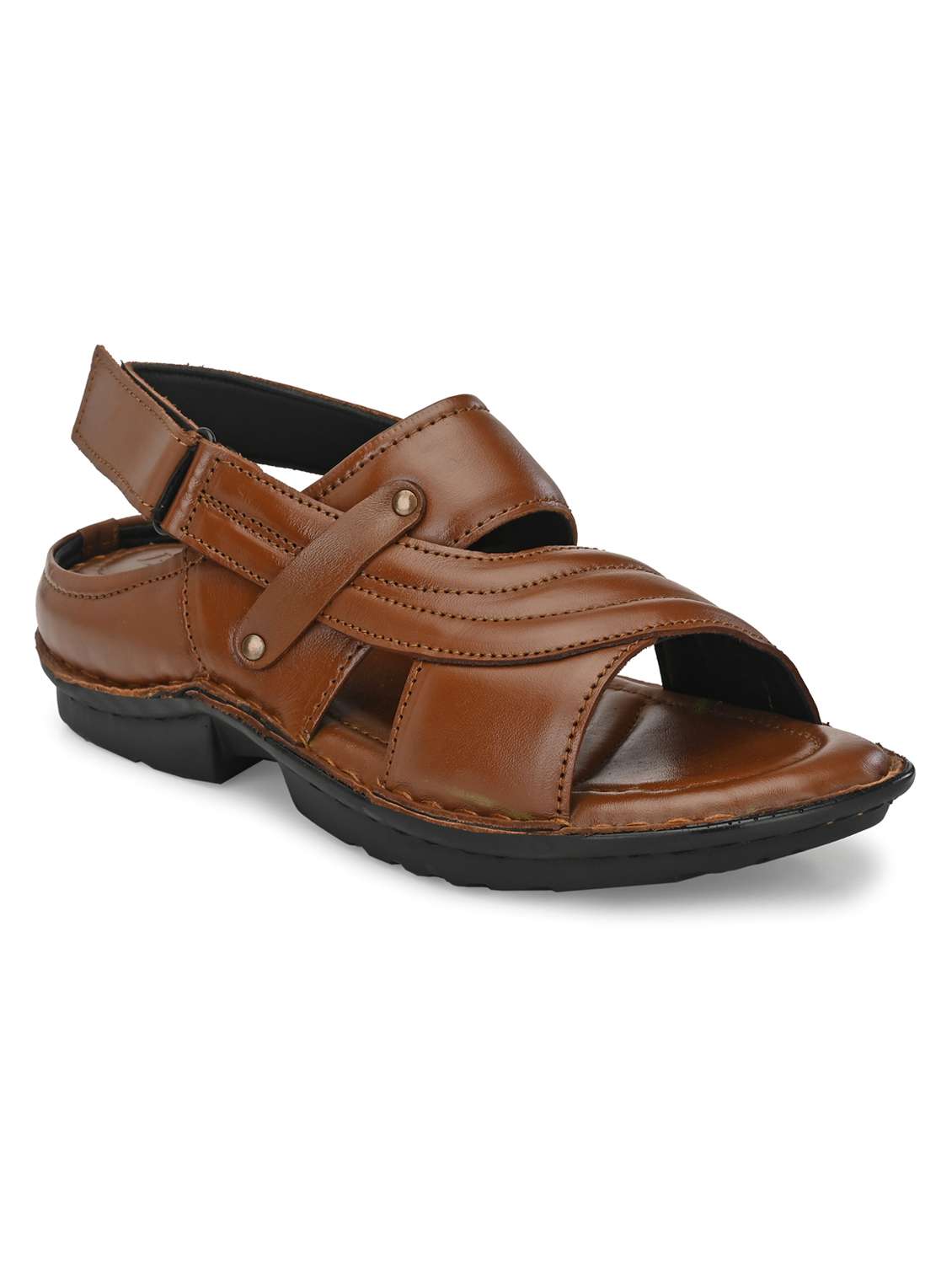 brown back strap sandal