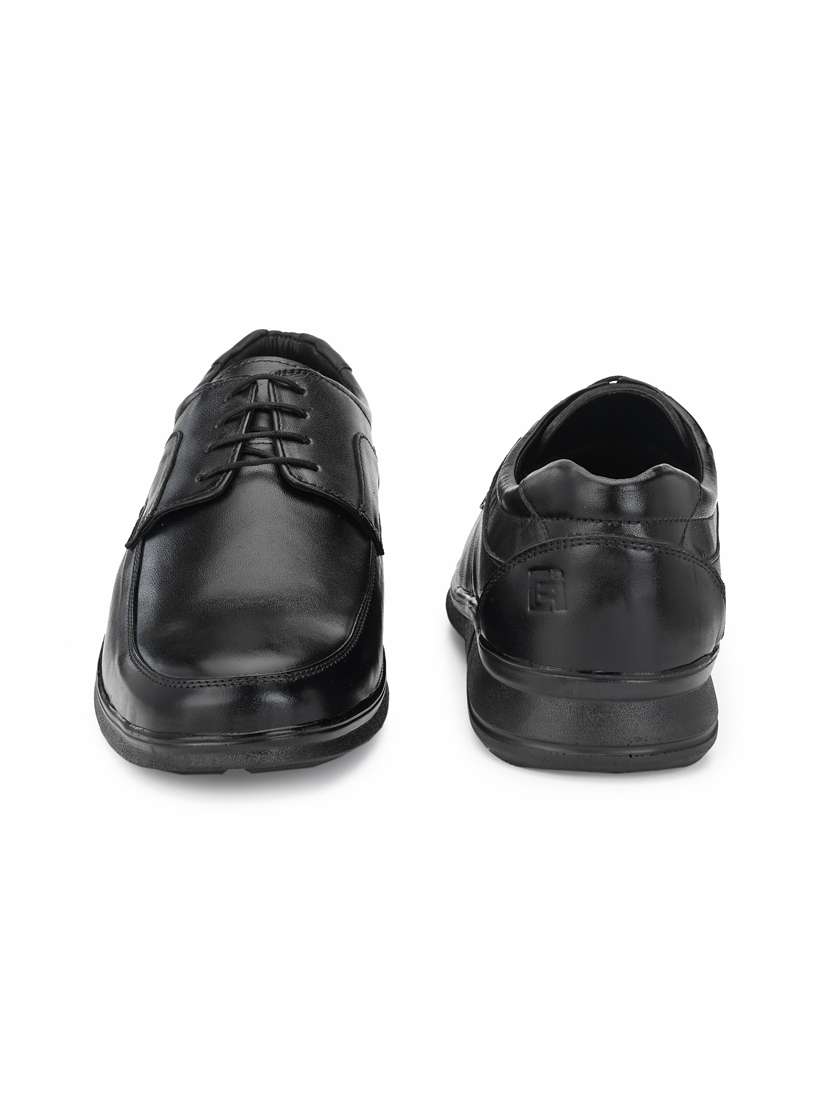 black leather lace up formal shoes - 19947230 -  Standard Image - 4