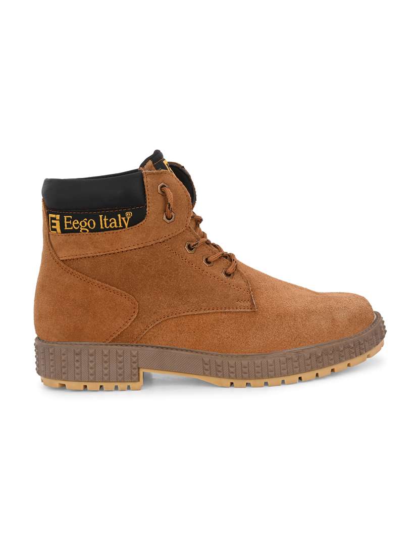 tan leather lace up boots - 19947366 - Standard Image - 1