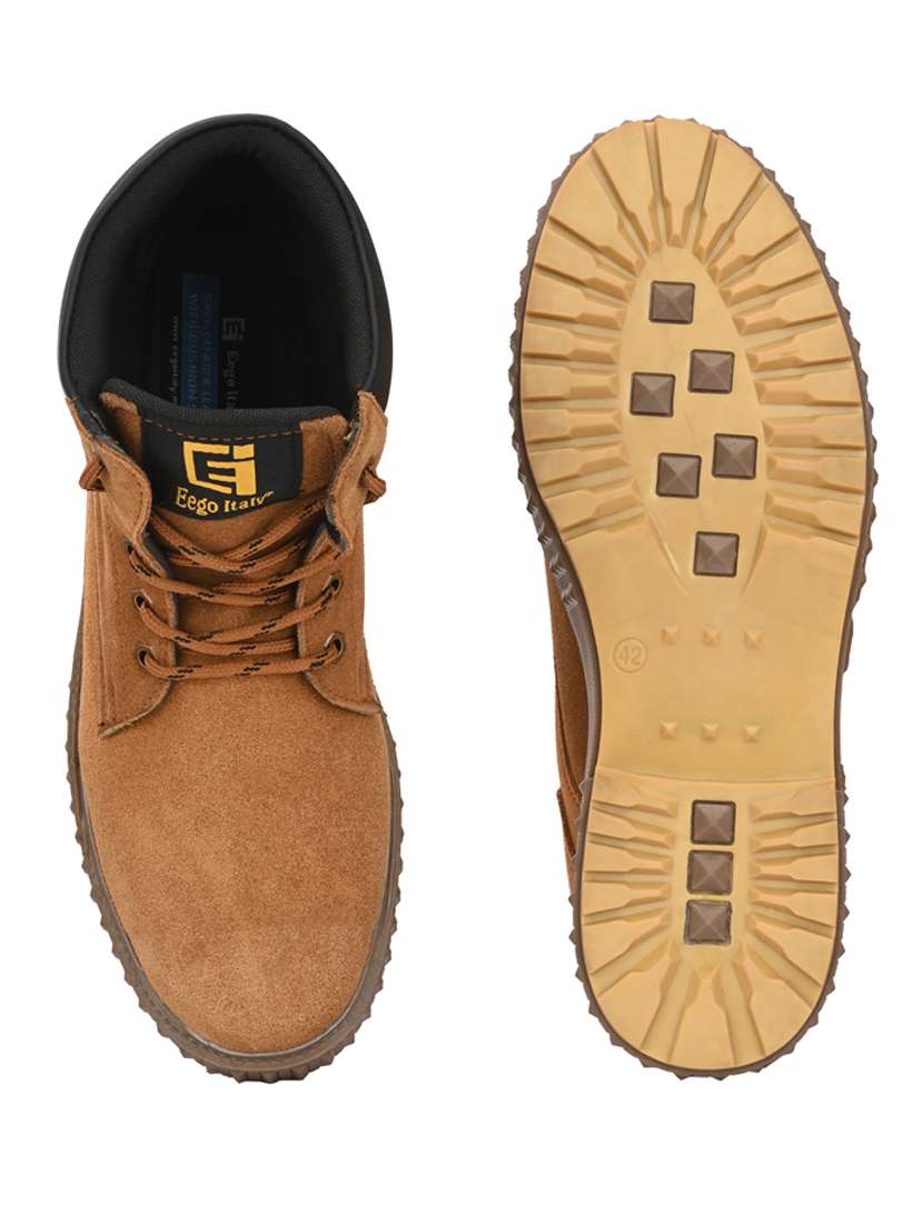 tan leather lace up boots - 19947366 - Standard Image - 4