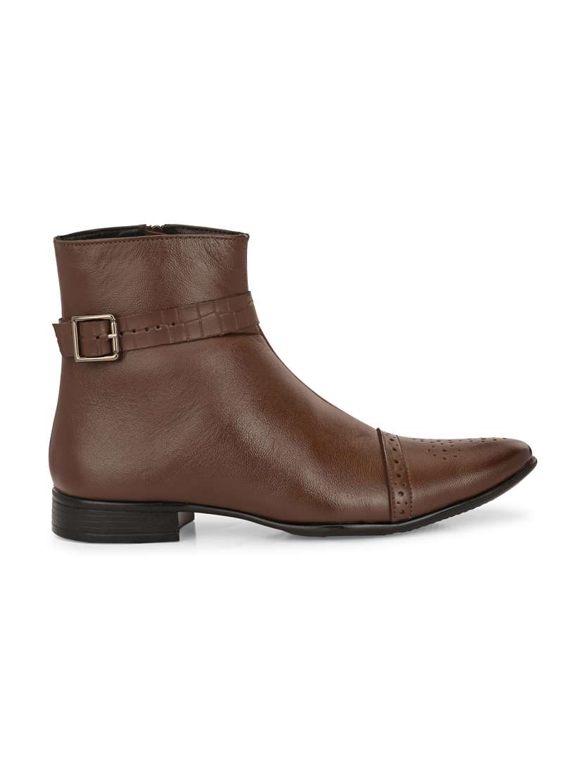 brown high ankle boot - 19947375 -  Standard Image - 1
