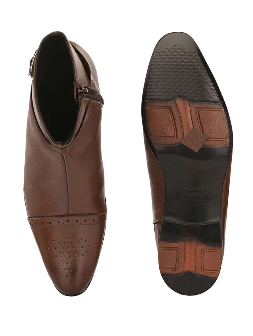 brown high ankle boot - 19947375 -  Standard Image - 4