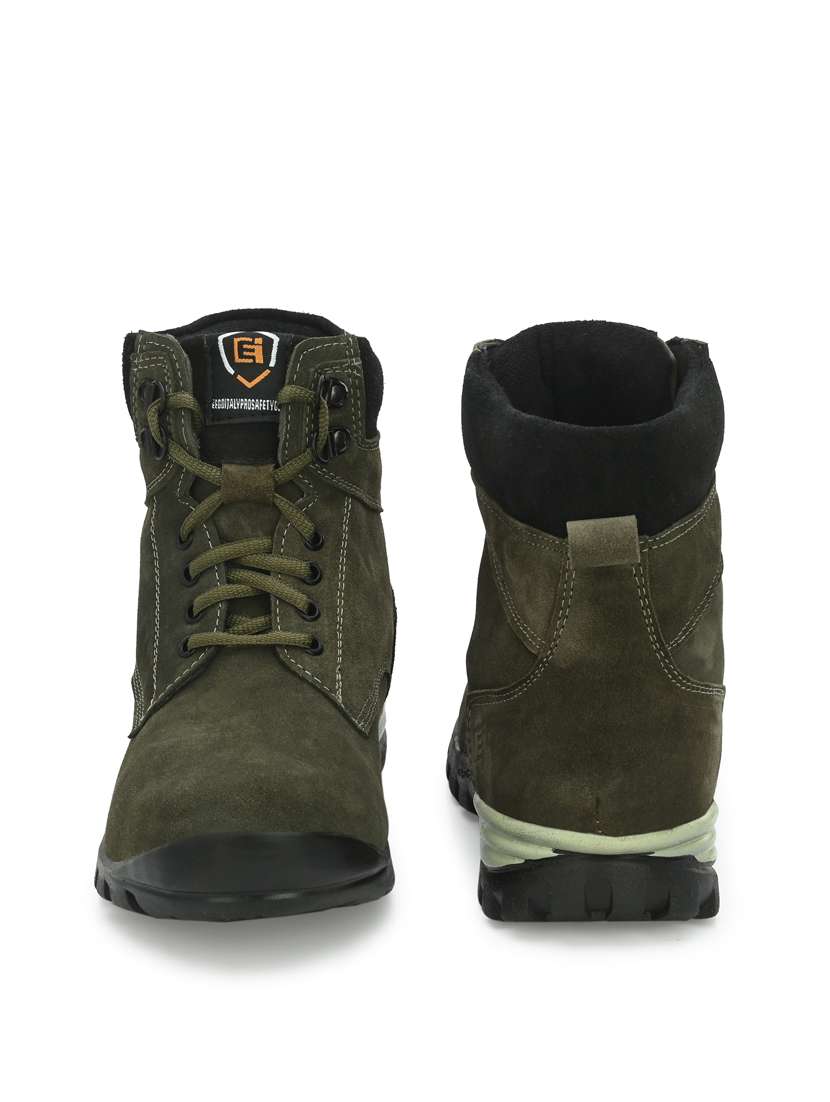 green lace up high ankle boot - 19947393 -  Standard Image - 4