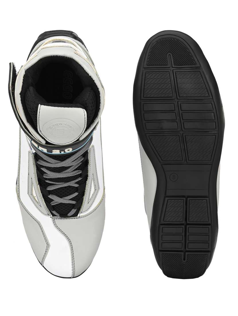 white lace up sport shoes - 19947441 - Standard Image - 4