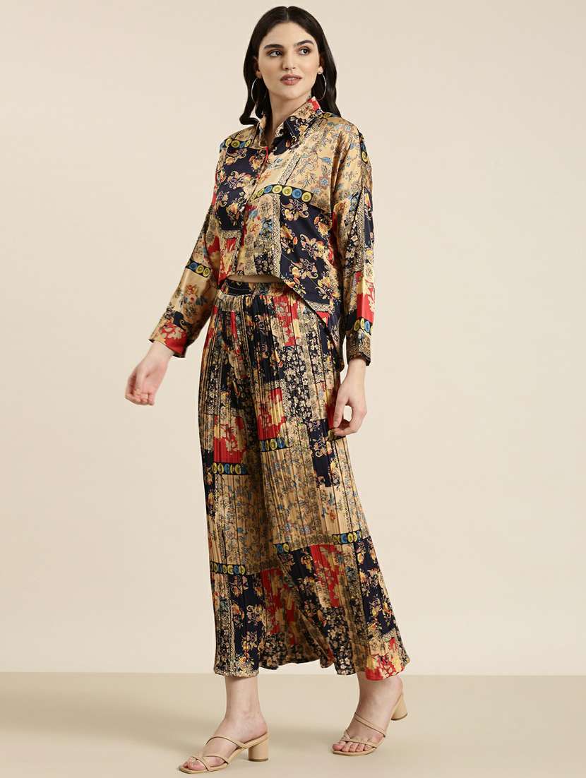 printed top and palazzos set  - 19947690 -  Standard Image - 1