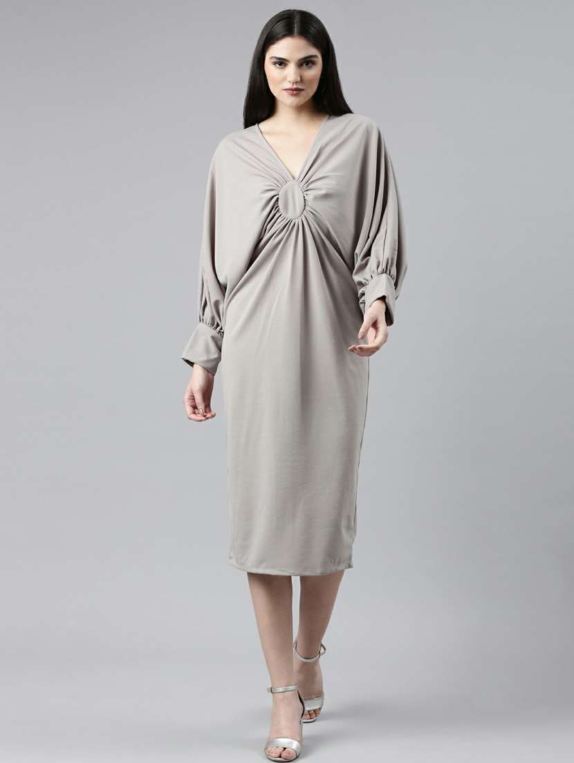 women's  solid dress - 19947717 -  Zoom Image - 0