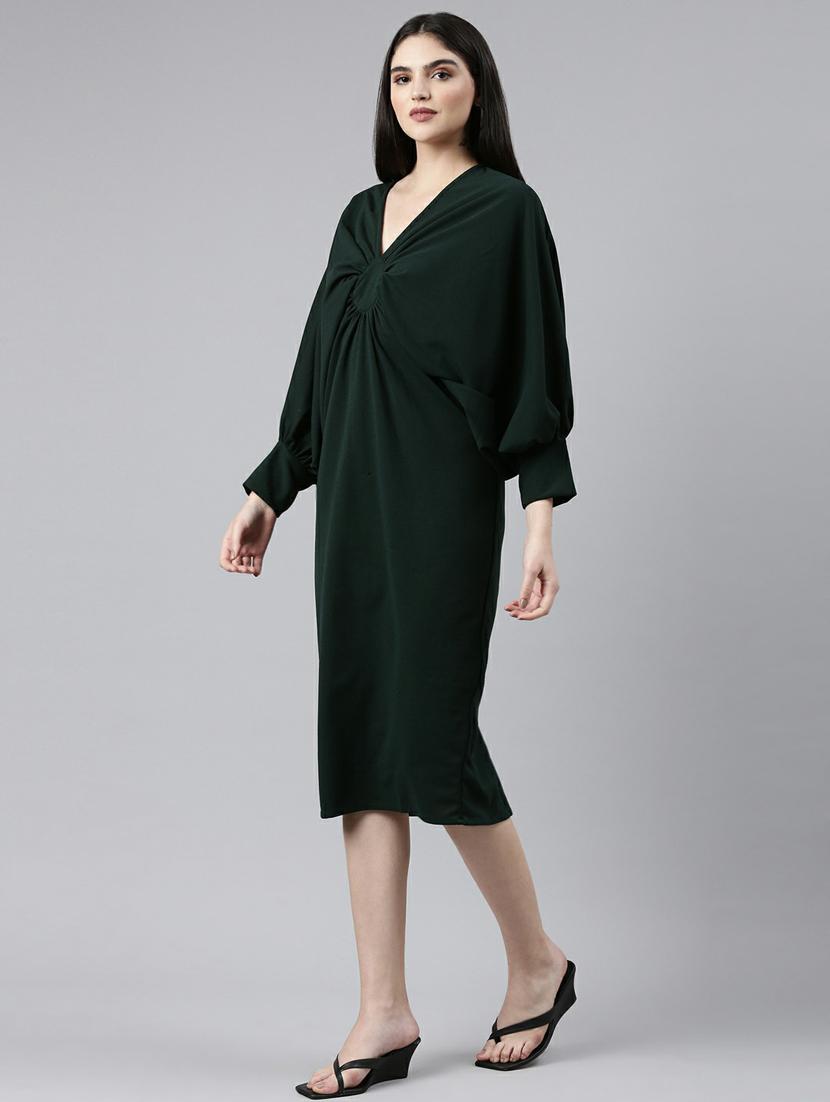 women's bodycon self design dress - 19947718 - Standard Image - 1