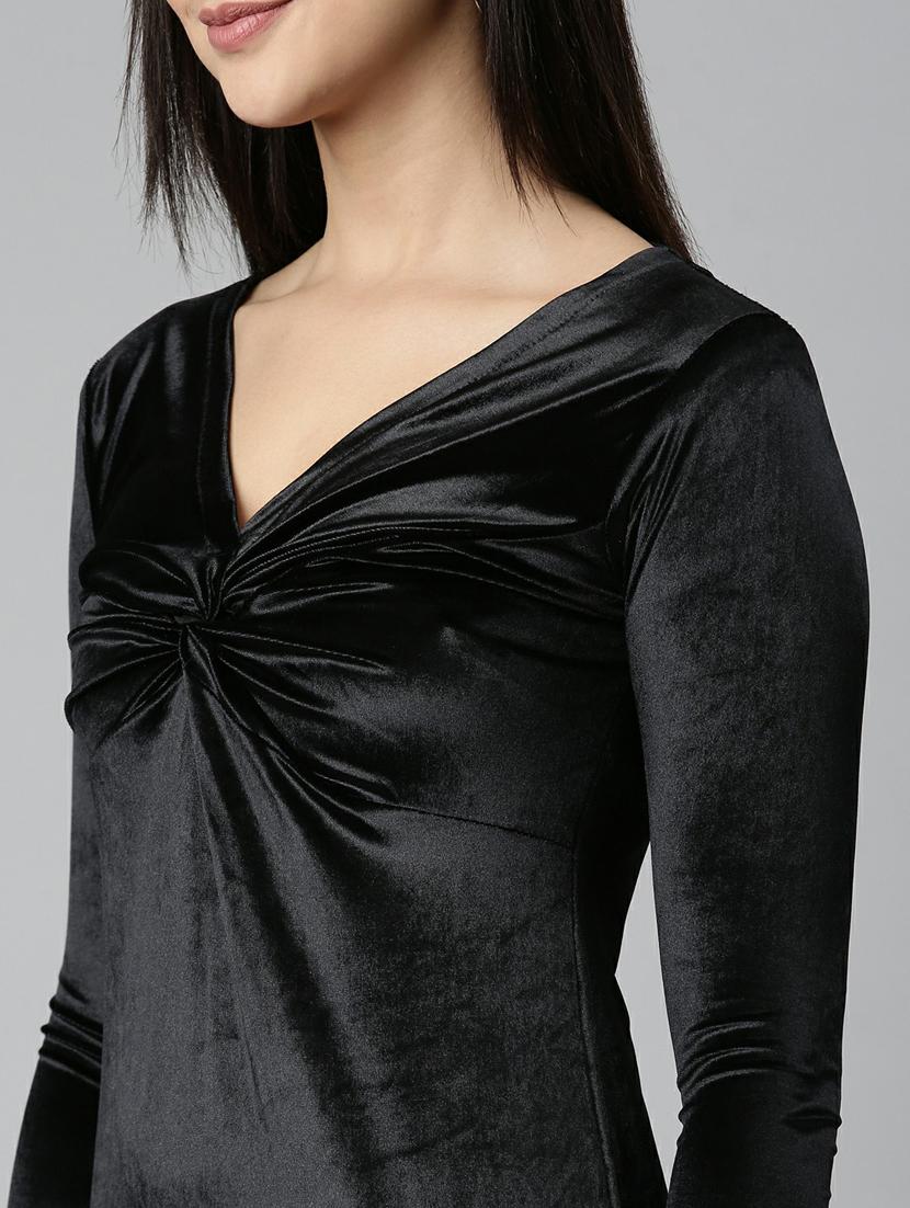 women's bodycon solid dress - 19947742 - Standard Image - 6