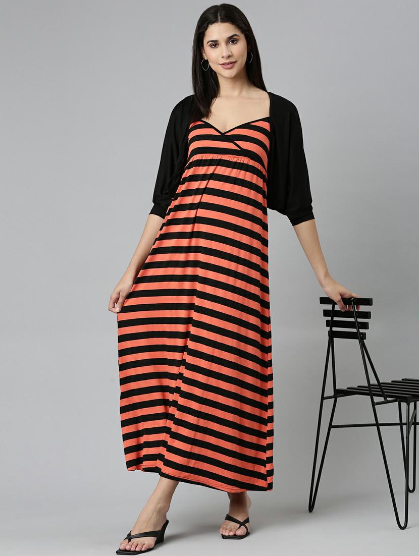 women's striped dress - 19947746 - Standard Image - 4
