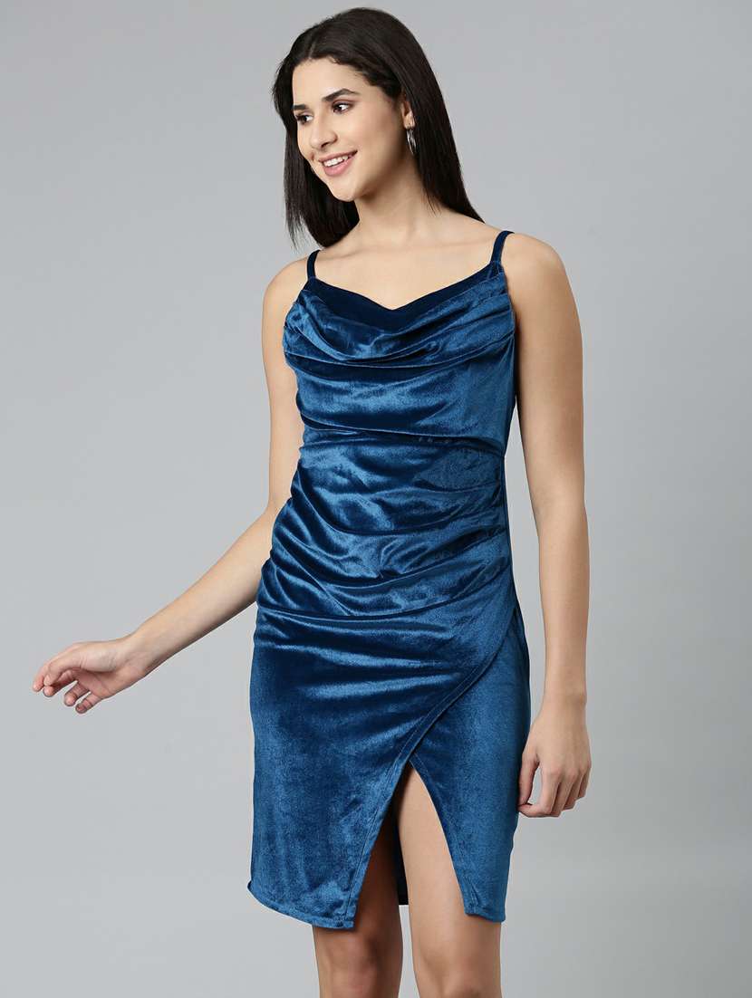 women's sheath solid dress