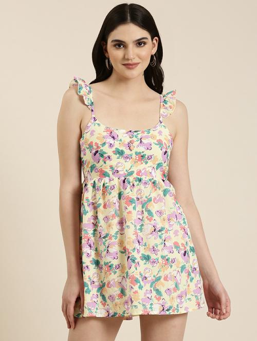 women's fit & flare floral dress - 19947763 -  Standard Image - 0
