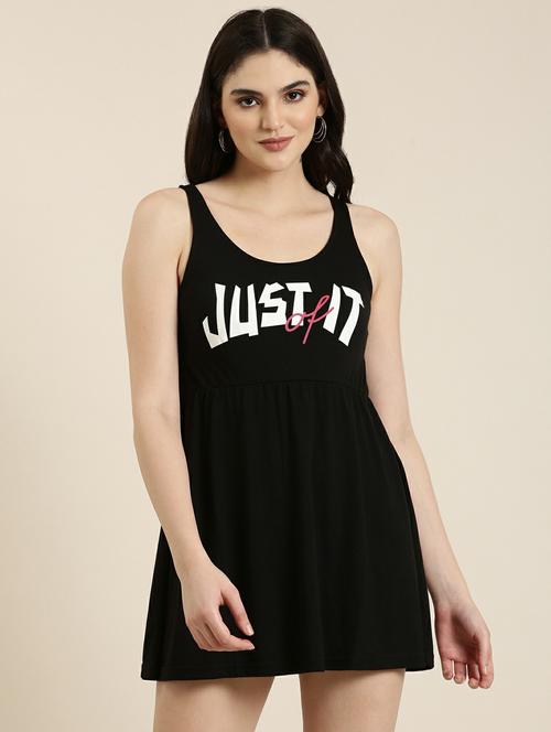 women's typography dress - 19947768 - Standard Image - 0