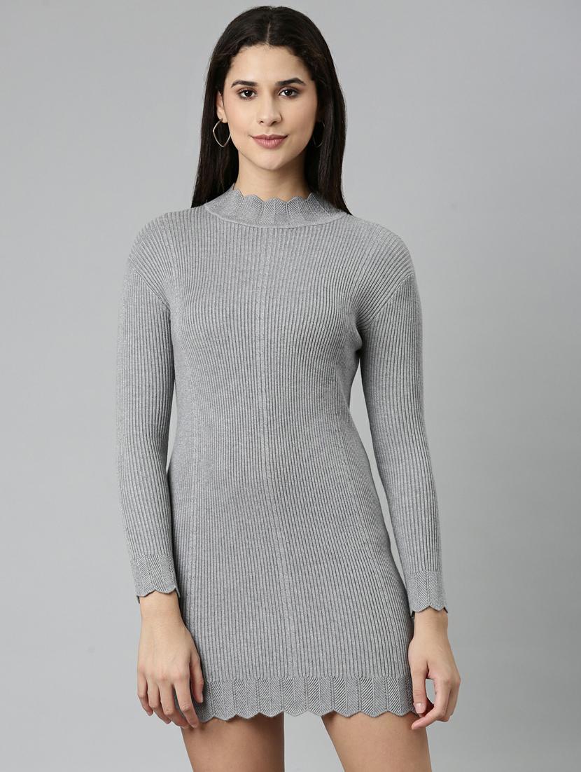 women's bodycon self design dress - 19947773 -  Zoom Image - 0