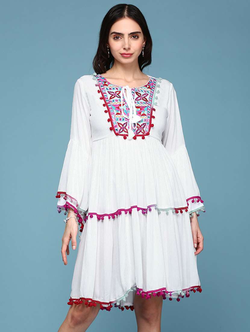 women's tiered dress mini dress