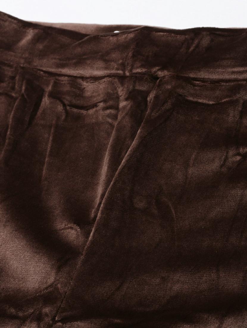 brown solid ankle length jegging - 19947860 - Standard Image - 6