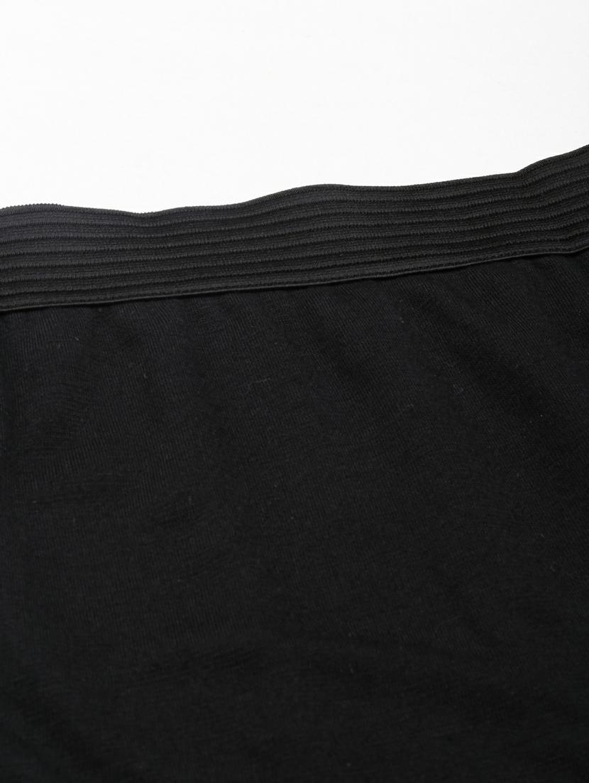 black solid bodycon skirt - 19948269 - Standard Image - 6