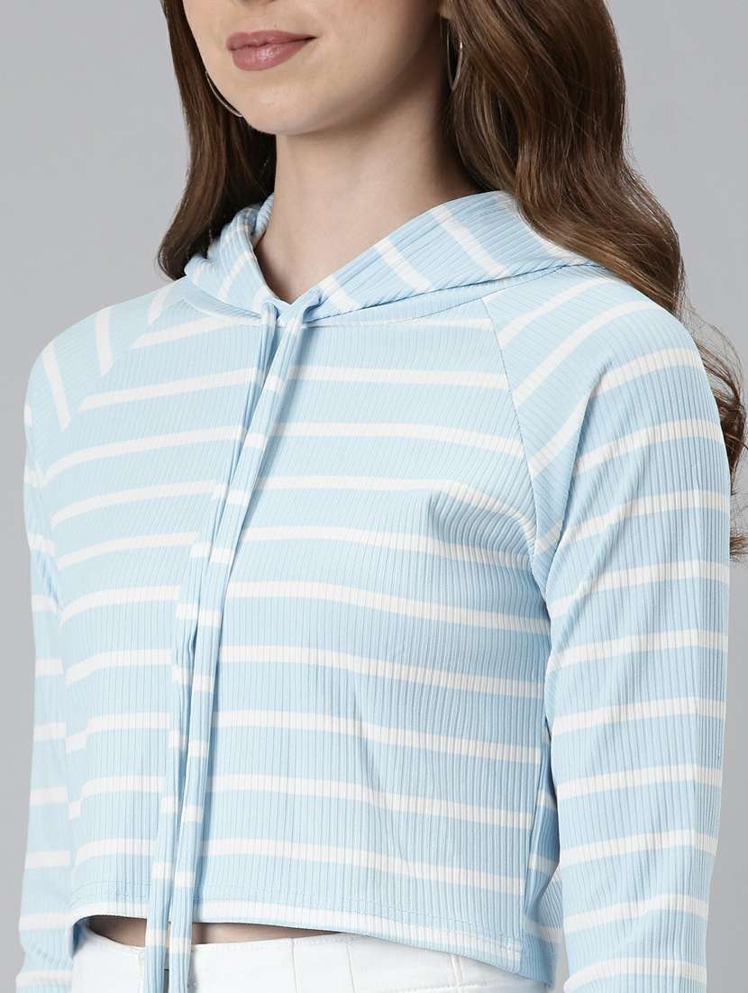 women's striped sweatshirt - 19948289 - Standard Image - 6