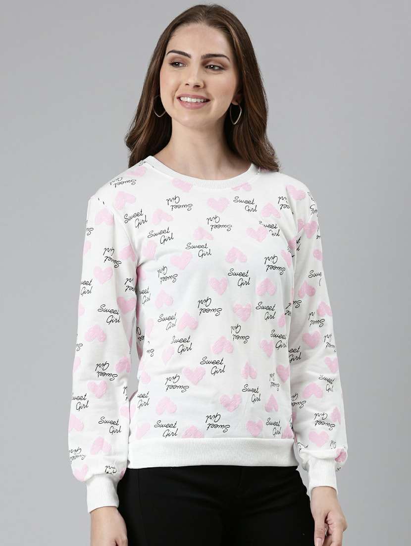 women's all over print sweatshirt - 19948295 - Standard Image - 1