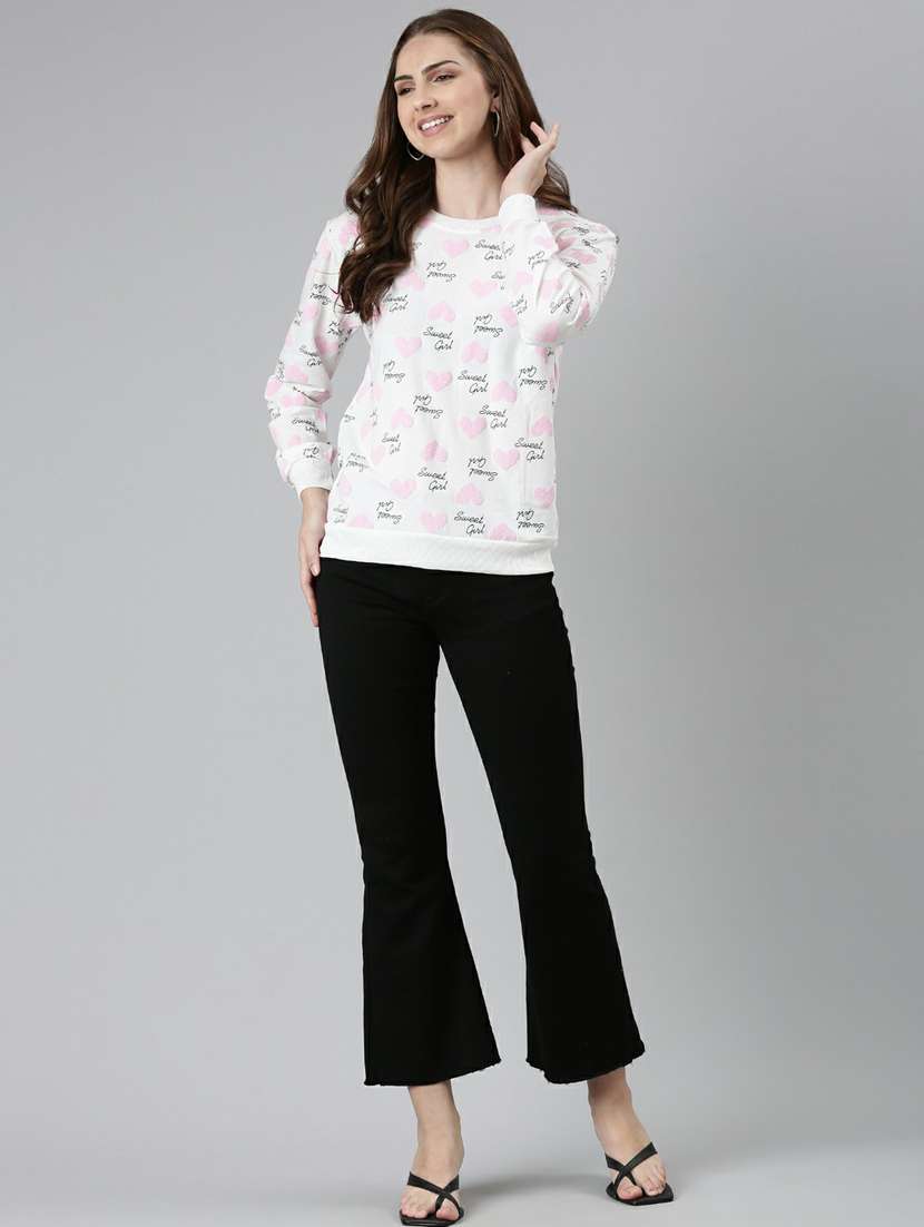 women's all over print sweatshirt - 19948295 - Standard Image - 4