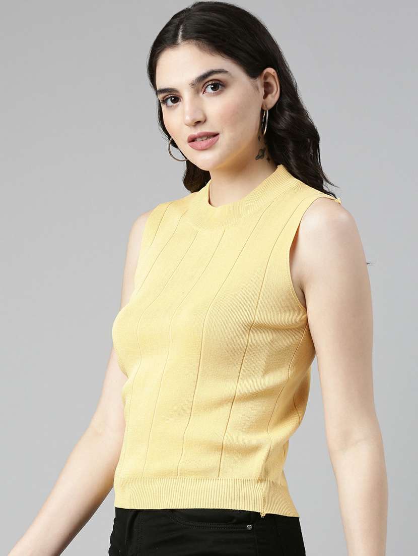 yellow acrylic regular top - 19948298 -  Standard Image - 1