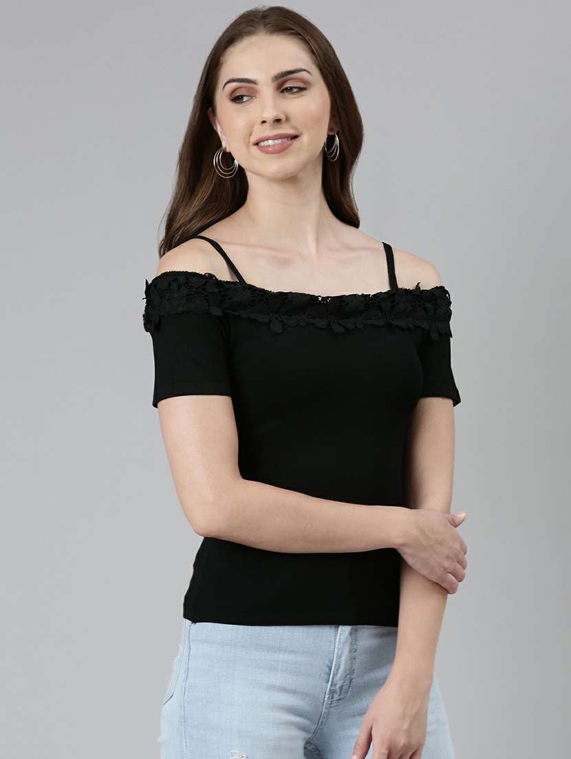 black acrylic regular top - 19948339 -  Standard Image - 1