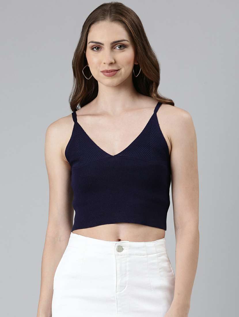 blue acrylic tank  top