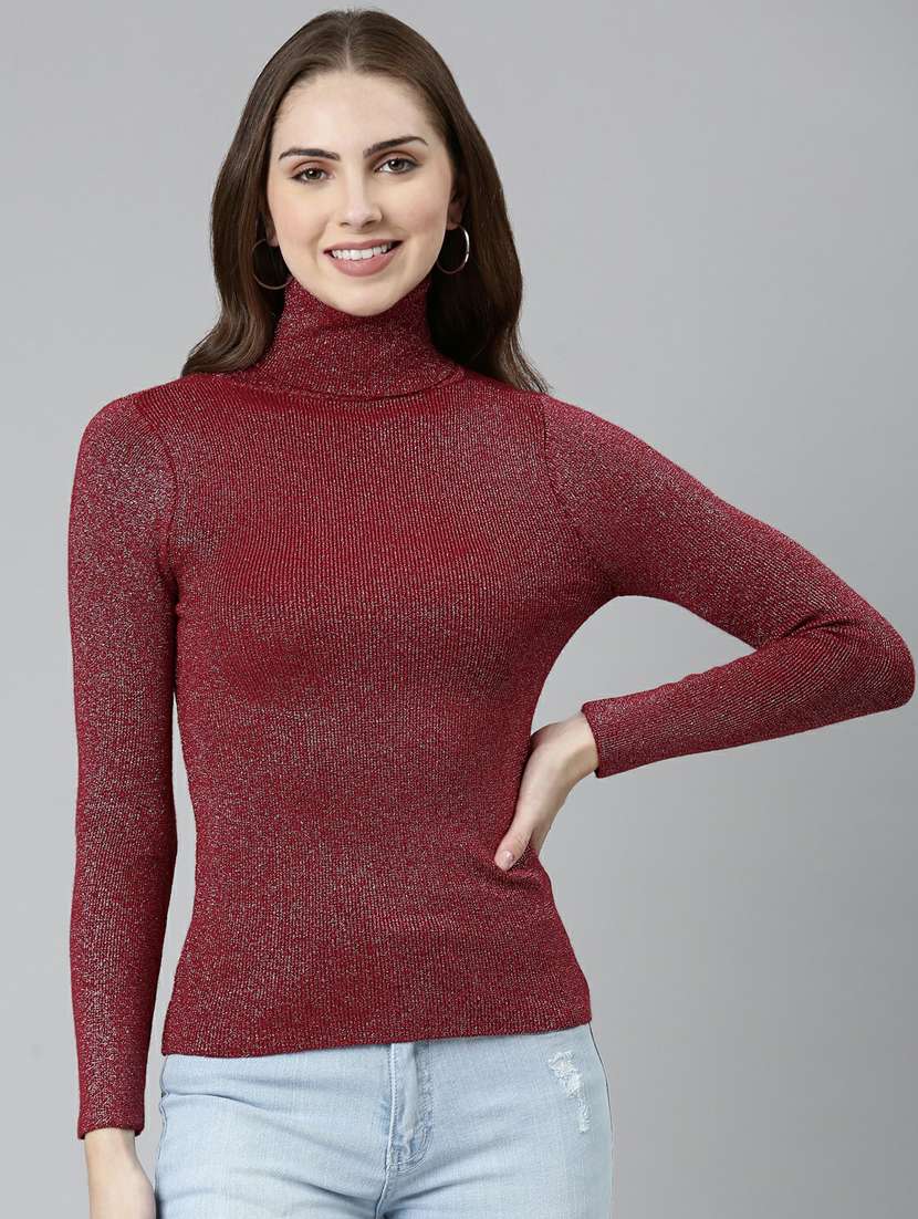 women's straight high neck top - 19948412 -  Zoom Image - 0