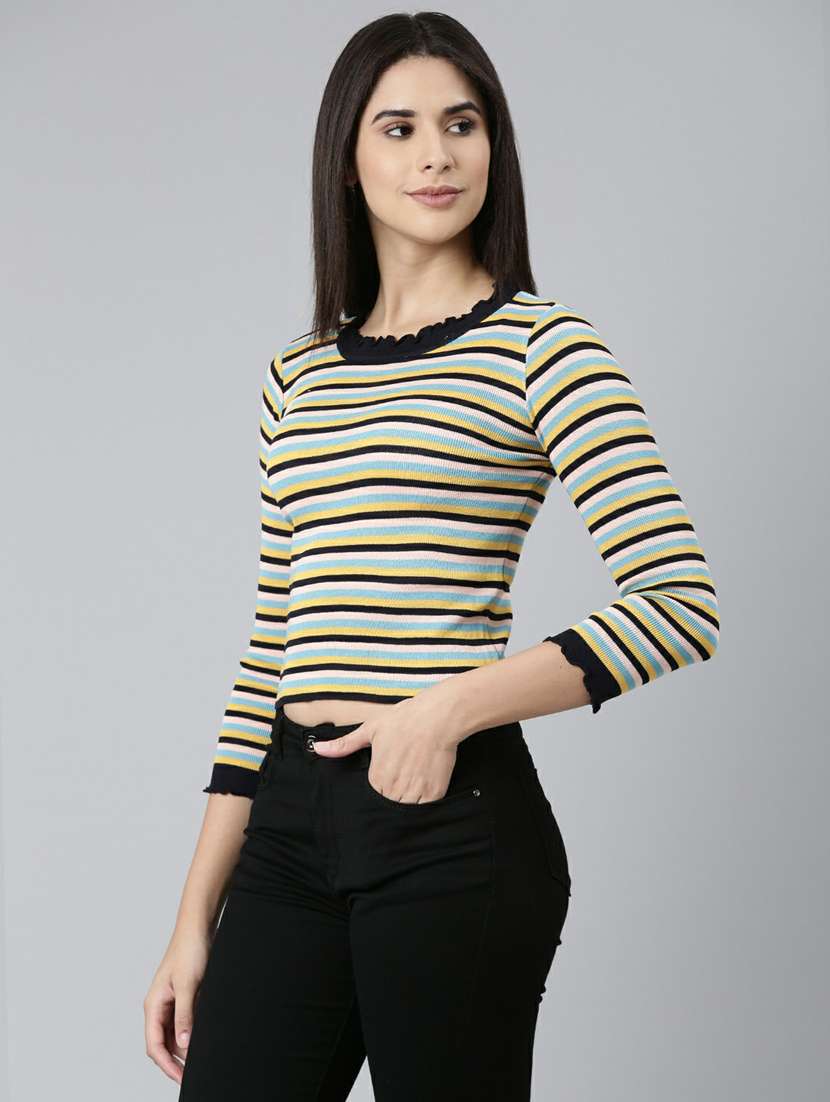 women's straight round neck top - 19948426 -  Standard Image - 1