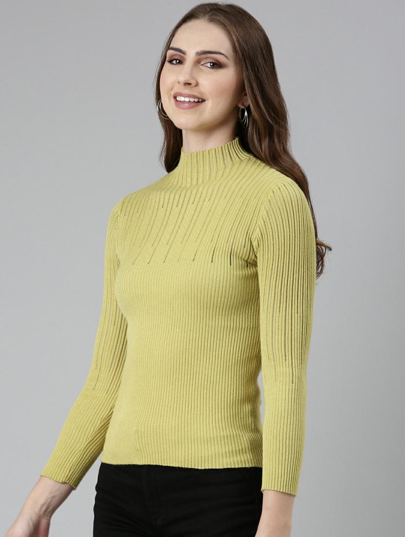 women's straight high neck top - 19948433 - Standard Image - 1