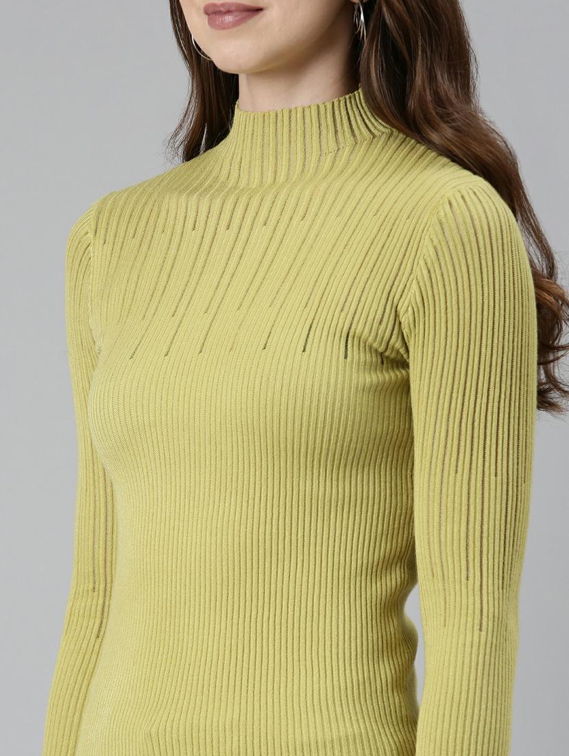 women's straight high neck top - 19948433 - Standard Image - 6