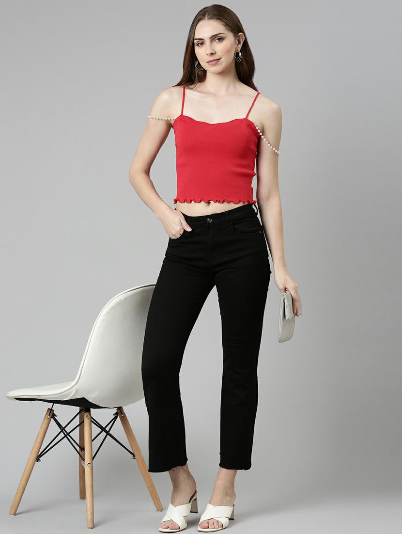 red acrylic tank top - 19948451 - Standard Image - 4