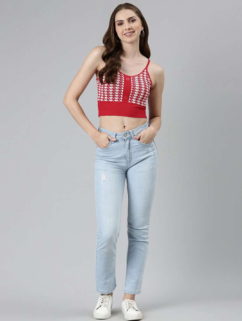 red acrylic tank  top - 19948461 -  Standard Image - 4