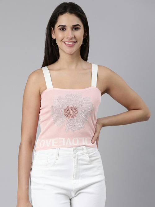 pink acrylic tank  top - 19948478 -  Standard Image - 0
