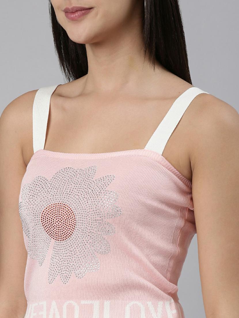 pink acrylic tank top - 19948478 - Standard Image - 6